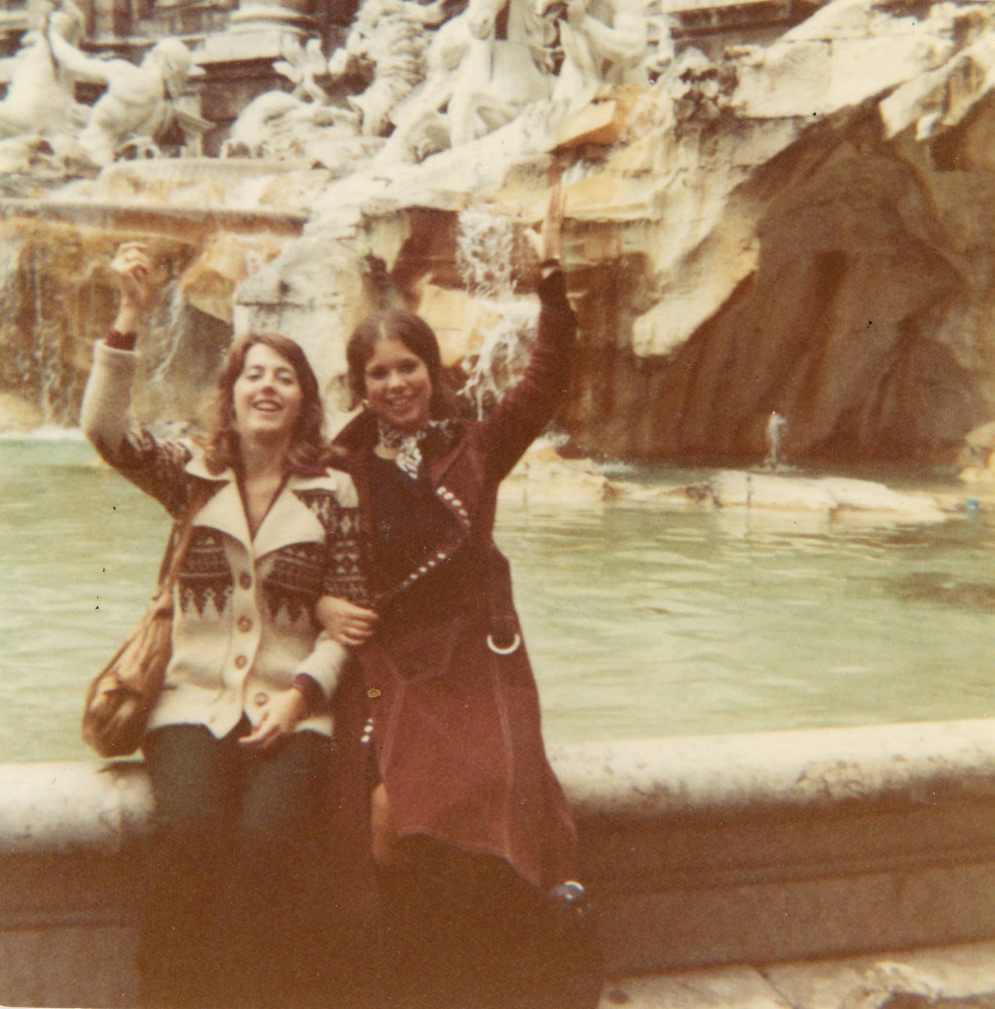 Rome — at the Trevi Fountain. You throw a coin in if you want to come back. I came back.